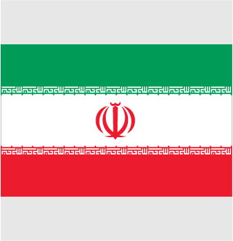 СТИКЕР Национален флаг на Ислямска република Иран