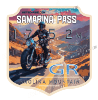 СТИКЕР Проходът Самарина - (Samarina Pass) 1752 м