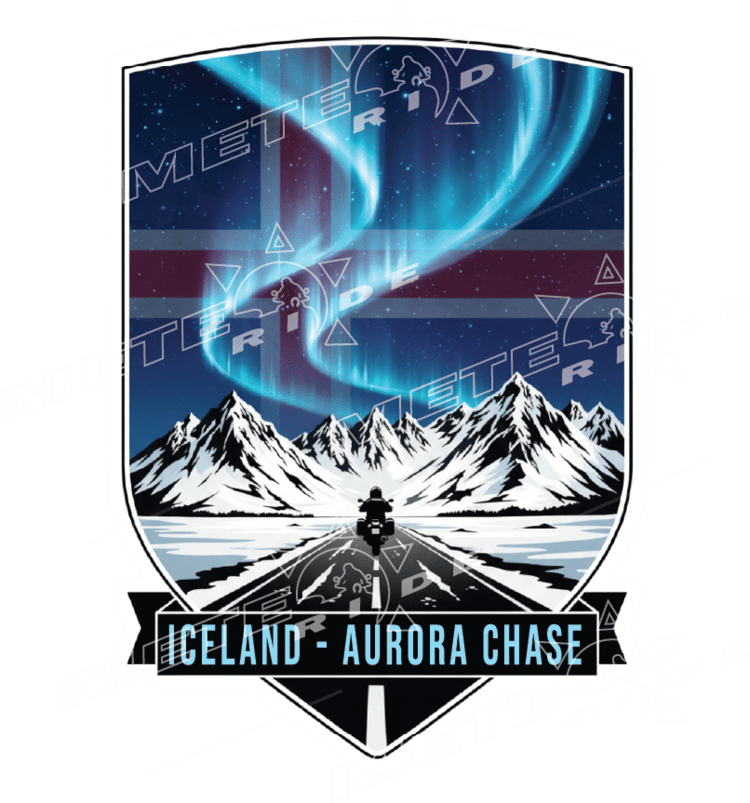 Пакет мото стикери от Исландия + флаг (Iceland moto stickers pack)