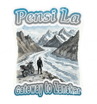 СТИКЕР Проходът Пенси - Портата към Занскар (Pensi La Pass - Gateway to Zanskar) - 4400 м