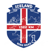 СТИКЕР Крайбрежно обходно шосе 1 - Исландия (Ring Road 1 Iceland)