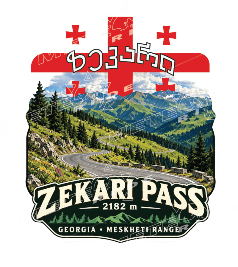 СТИКЕР Проходът Зекари (Zekari Pass - ზეკარი)